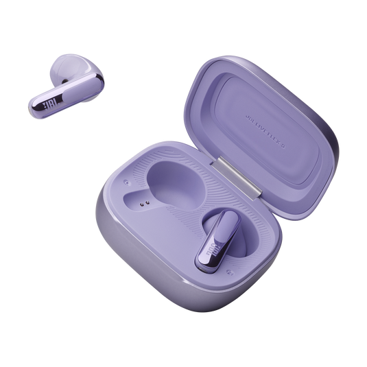 JBL Live Flex 3 - Purple - True wireless noise-cancelling open-stick earbuds - Detailshot 7 image number null
